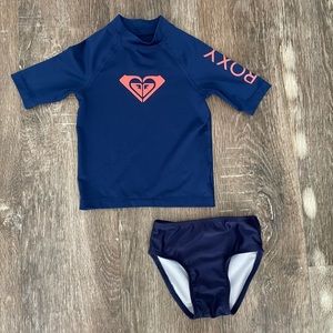 Roxy rash guard swim toddler girl
